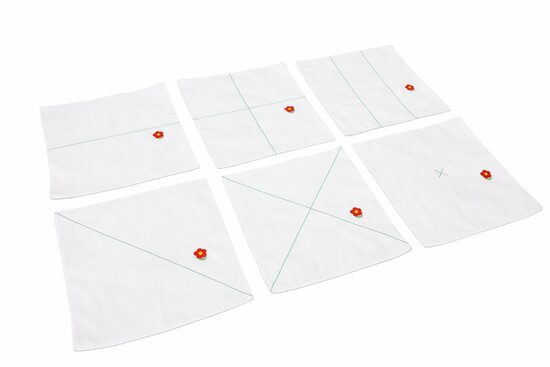 Lakatiņi locīšanai