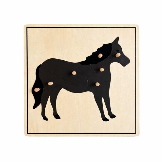 Dzīvnieku puzle: zirgs