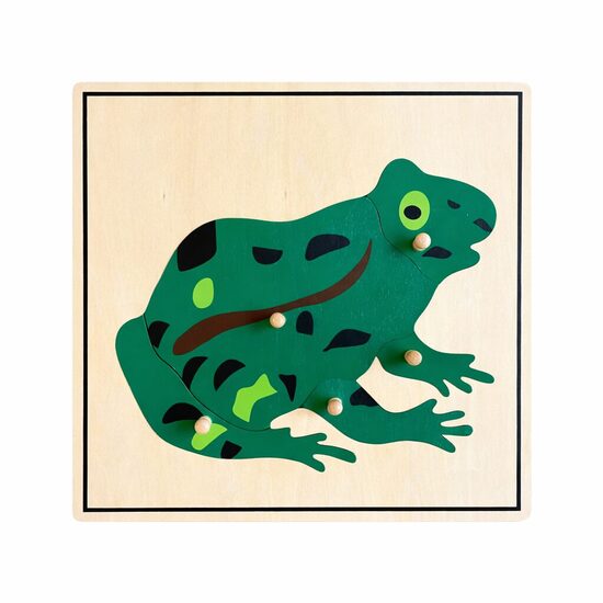 Dzīvnieku puzle: varde