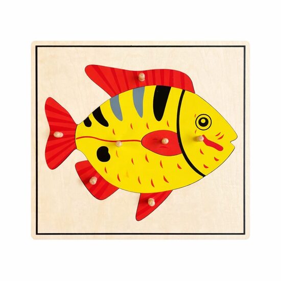 Dzīvnieku puzle: zivs