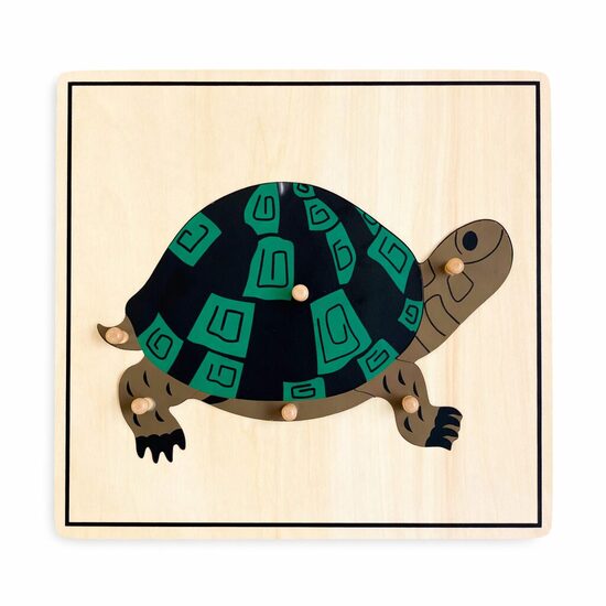 Dzīvnieku puzle: bruņurupucis