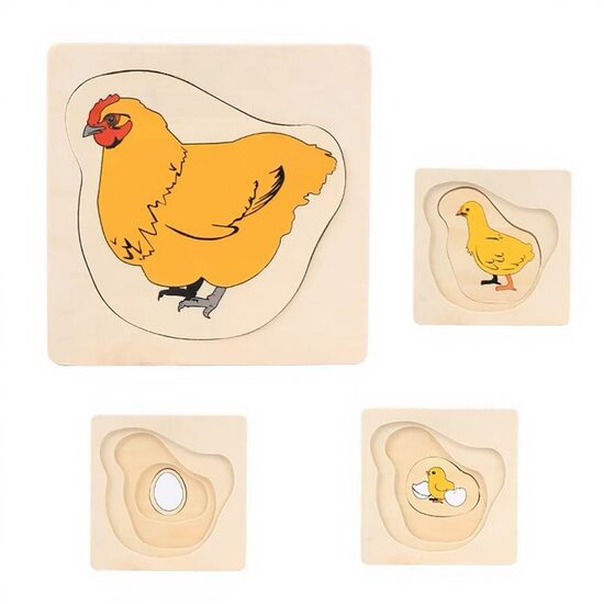 Vistas dzīves cikla slāņu puzle