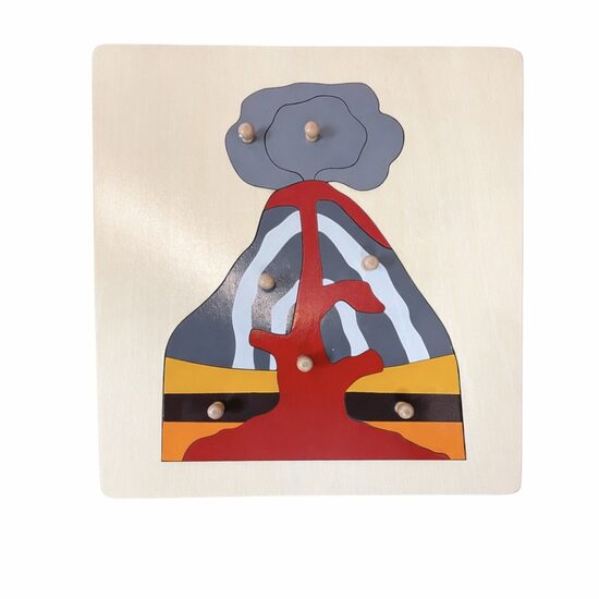 Vulkāna šķērsgriezuma puzle