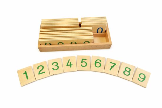 Mazās koka skaitļu kartītes, 1-9000