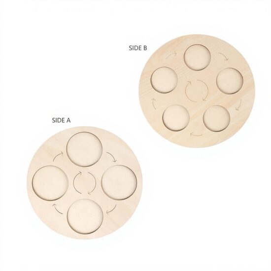 Divpusējs statīvs dzīves cikla figūriņām (tikai statīvs)